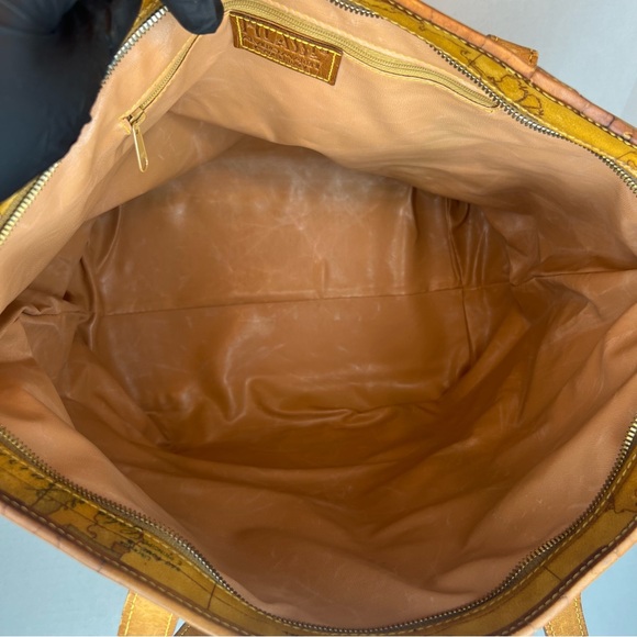 Auth Alviero Martini Geo Collection 1A Classe Travel Tote Vintage Large Bag - Picture 14 of 17